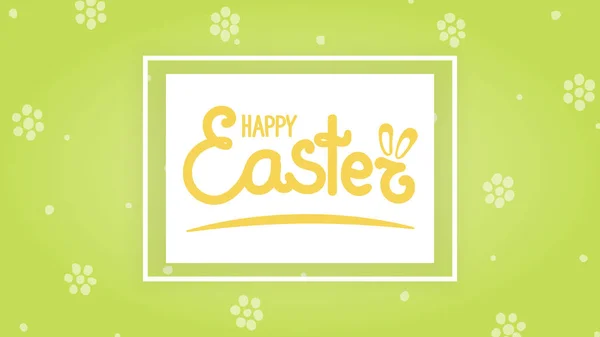 Easter letters isolated on white background on bright simple background — Stock Vector