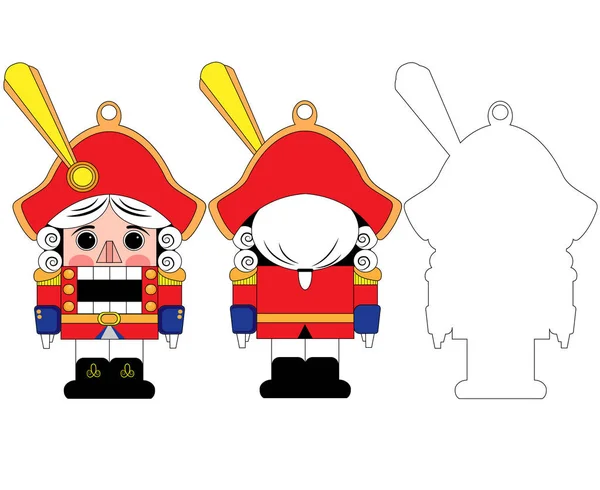 Kontrplak kesimi için bir fındıkkıran çizimi