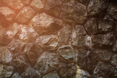 Laterite taş duvar güzel eski vintage arka plan. Phuket Island, Tayland için yaratıcı bir iş olarak Web'de kullanılan.