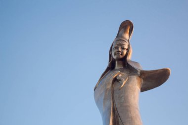 Kun IAM heykel dış liman, Macau Çin, 16 Kasım 2016