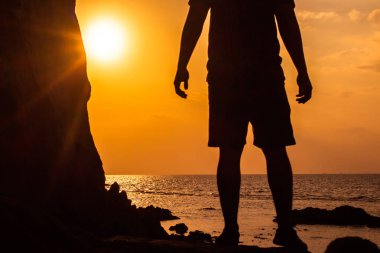 Siluet macera seyahat Phuket Tayland