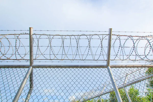 Background Net Wall Iron chain fence  Phuket Thailand