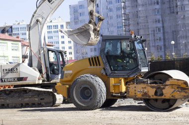 Kaliningrad 2019.construction.construction equipment şantiyede
