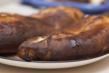 lezzetli peynirli kek yakın çekim