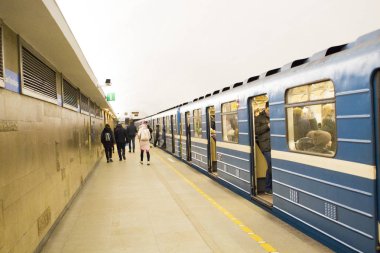 Saint-Petersburg, metro istasyonu 2018