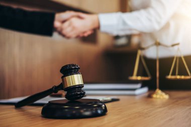 İyi işbirliği, iş sözleşmesi, Toplantı ve işbirliği kavramı iyi anlaşma tartışırken sonra el sıkışma kadın avukat kadın sonra el.