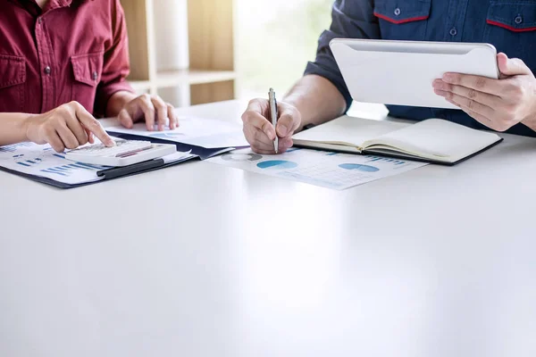 Business Partner Team Professionisti Che Lavorano Insieme Incontro Sono Consultazione — Foto Stock