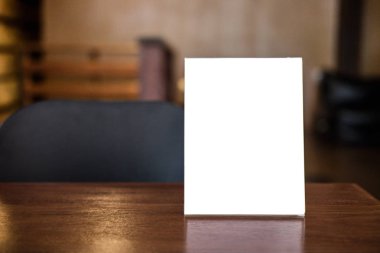 Kahve Dükkanı stand ekran metni tablo boş menü çerçeve kadar ürün alay.