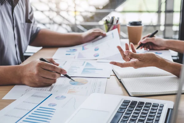 Setkání Konferenci Profesionální Investor Pracuje Nový Marketing Obchodní Strategie Projektu — Stock fotografie