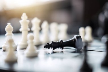 Satranç liderlik ve başarı kavramı, satranç strateji kaydetmek bir