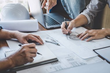 Mühendis ininşaat ve yapı kavramı çizim o