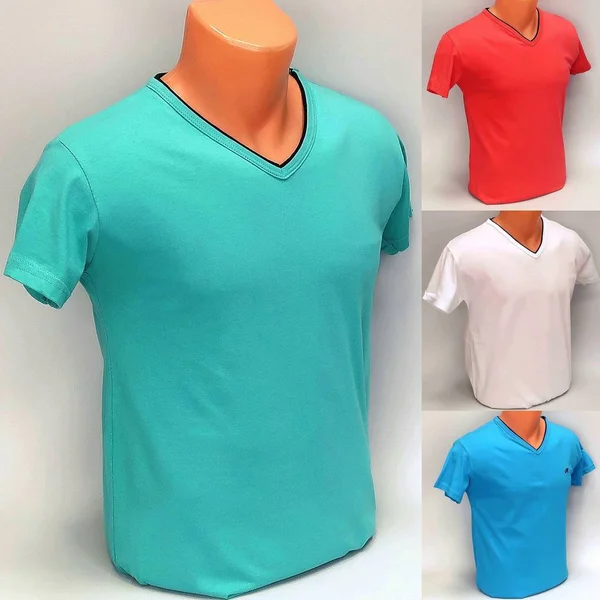 men's t-shirt with short sleeves on a mannequin