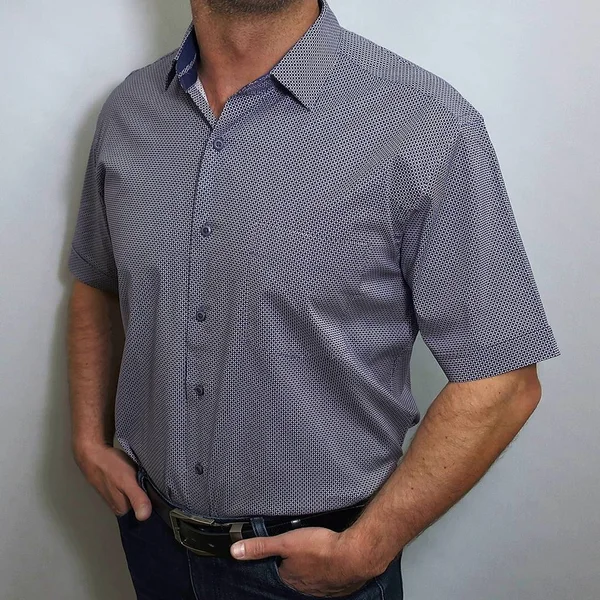 man in shirt with long and short sleeves