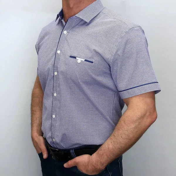 man in shirt with long and short sleeves