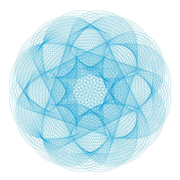 Gökadasında Emanet koruyucu tabaka diploma, sertifika veya faturaları - vektör çizim, dijital filigran için.