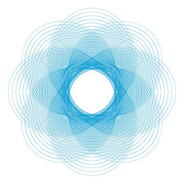Gökadasında Emanet koruyucu tabaka diploma, sertifika veya faturaları - vektör çizim, dijital filigran için.