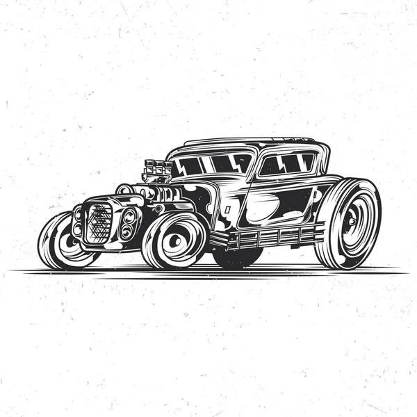 Illustration de voiture isolée — Image vectorielle
