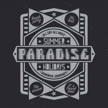 Klasik etiket tasarımı