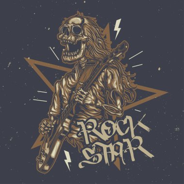 T-shirt veya poster tasarımı