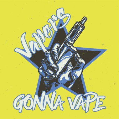 T-shirt veya poster tasarımı