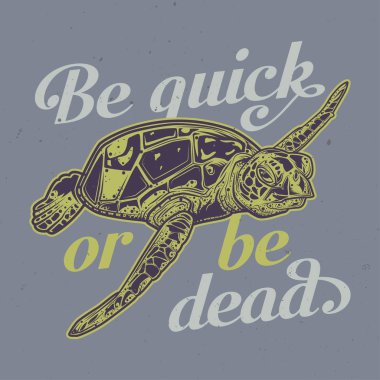 T-shirt veya poster tasarımı