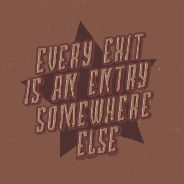 İnspirational alıntı tasarım.