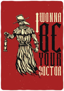 T-shirt veya poster tasarımı