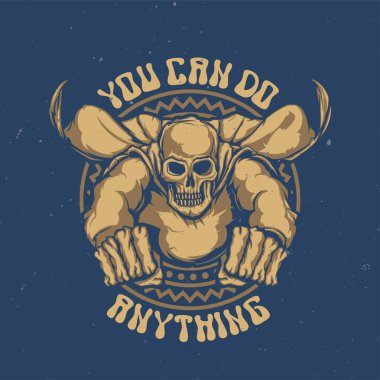 T-shirt veya poster tasarımı