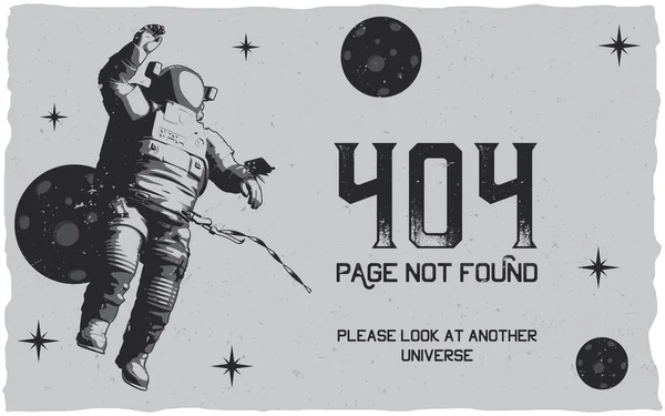 Affiche d'erreur 404 — Image vectorielle