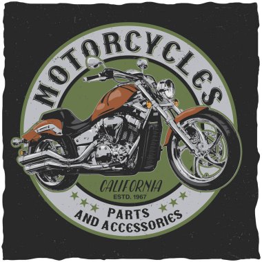 California motosiklet Poster