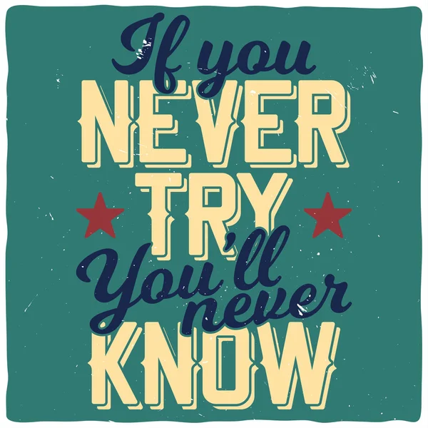 Motivational poster design Stock Vector by ©antonantipov 204696566