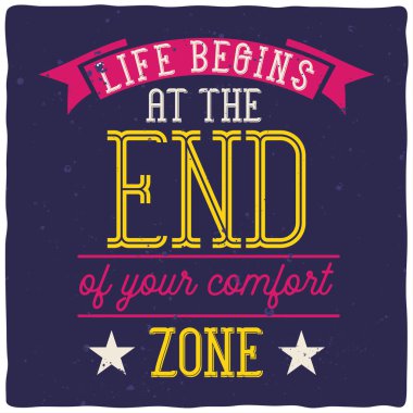 Motivasyon posteri. İnspirational alıntı tasarım.