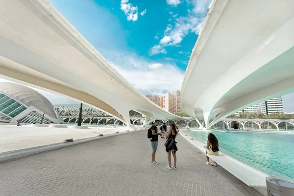 Valencia, şehir sanat ve bilim. Pont de Montolivet