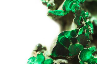 Malakit taşı arka plan yakın kopya alanı ile doku