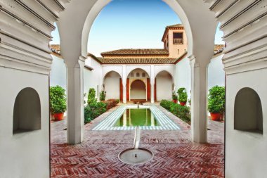 Alcazaba kalesi. Malaga.