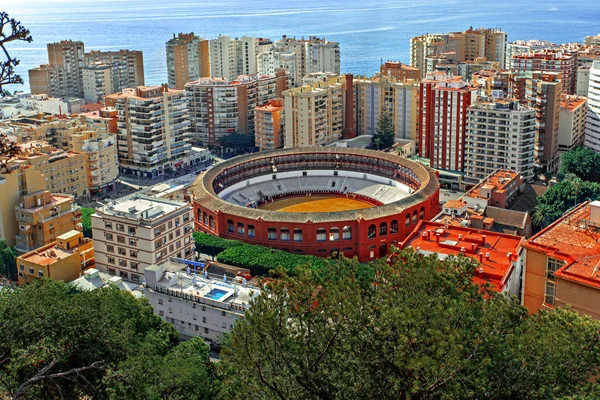 Plaza de toros. Malaga Images De Stock Libres De Droits