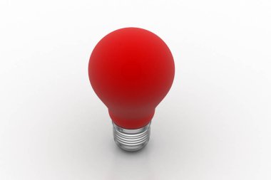 Kırmızı ampul, yeni fikir kavramı