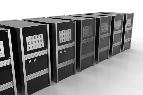 Computer Networking Server Systems — Stock Photo, Image