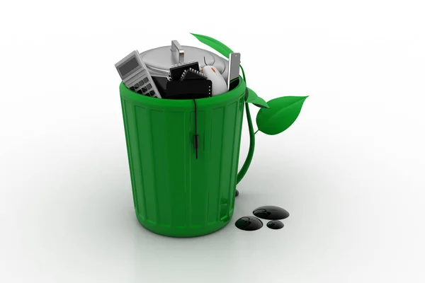 Trash Box Plant — Stock Photo, Image