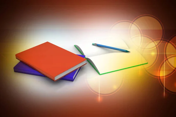 Books Pencil Education Concept — Stock Photo, Image
