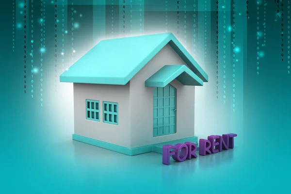 Real estate concept House for rent