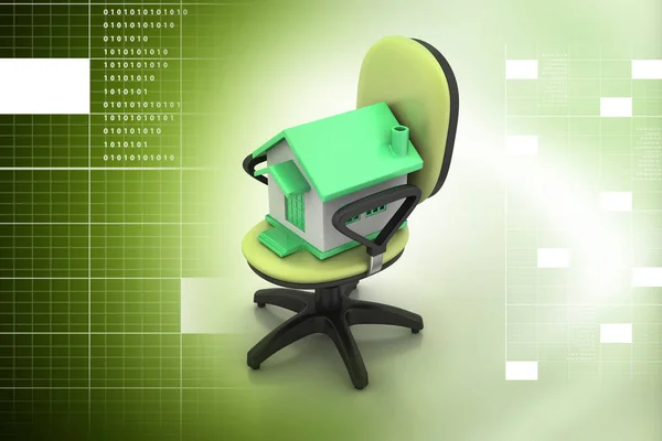 Office chair with home model
