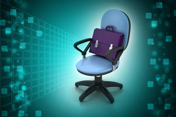 Executive chair with briefcase