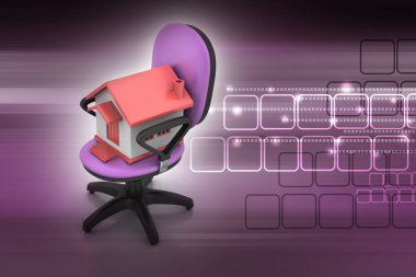 Ofis koltuğu ev modeli ile