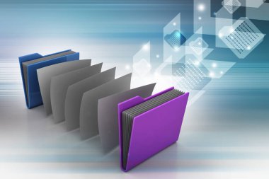 Office klasöründeki belgeleri ile  