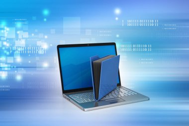 Laptop 3D çizim dosyaları ile