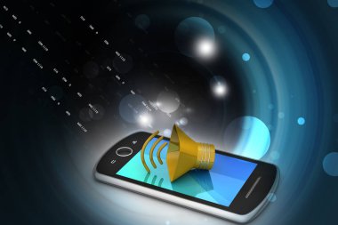 ses hoparlörleri 3D Illustration