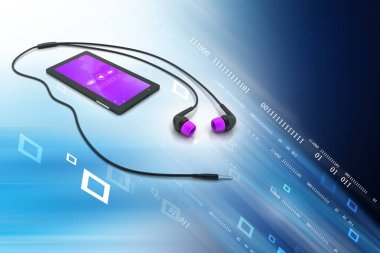 Tablet Pc resimde arka plan üzerinde