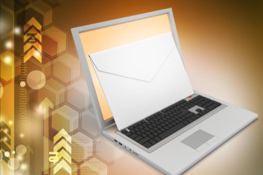 Laptop 3D çizim dosyaları ile