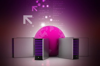 Sunucusu ile veri tabanı pil